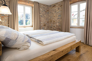 Schlafzimmer Ferienwohnung Mühlebach