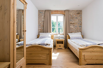 Schlafzimmer Ferienwohnung Mühlebach