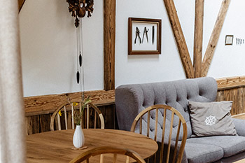 Wohn- & Essbereich Ferienwohnung Mühlenchalet