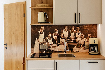 Küche Ferienwohnung Mühlenbach