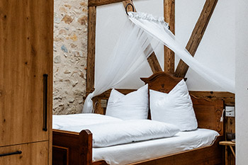 Schlafzimmer Ferienwohnung Mühlenbach