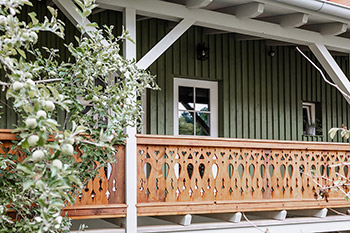 Terrasse Ferienwohnung Mühlenbach